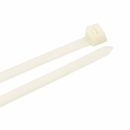FORNEY Cable Ties, 12 in Natural Heavy-Duty 62068